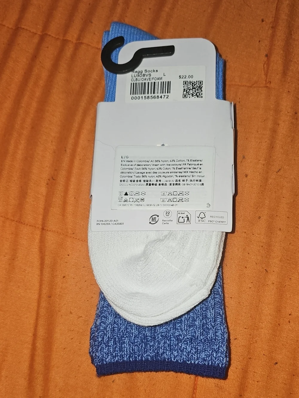lululemon athletica blues white